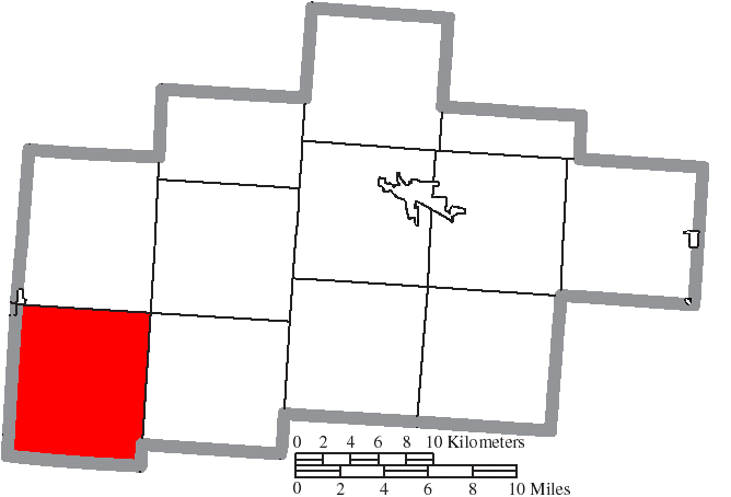 Locator map of Salt Creek