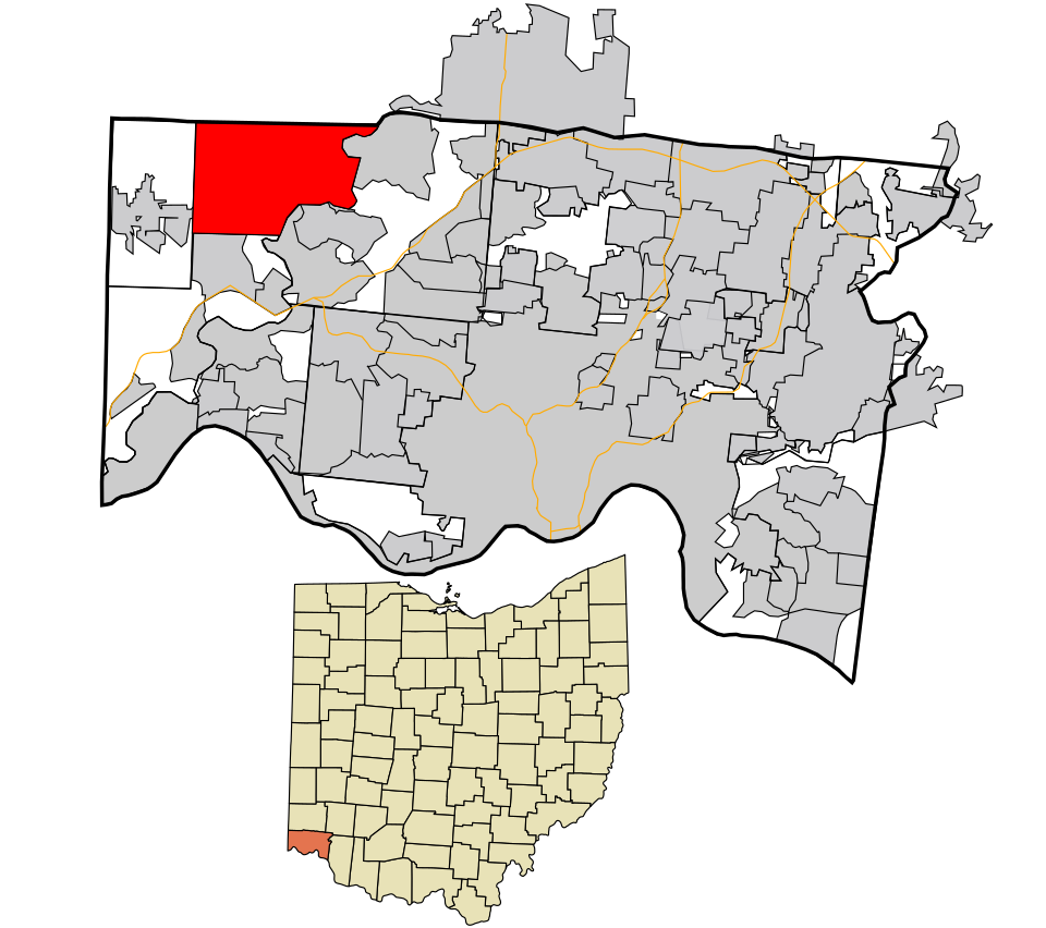 Locator map of Crosby