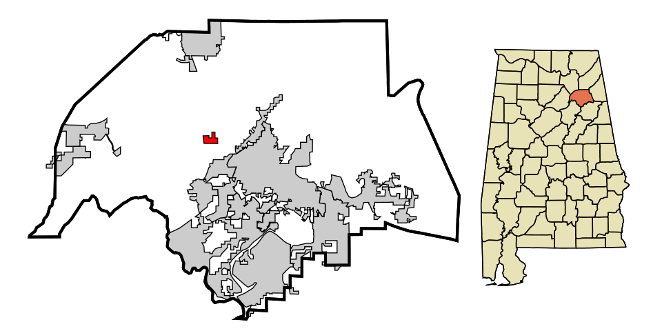 Locator map of Ridgeville