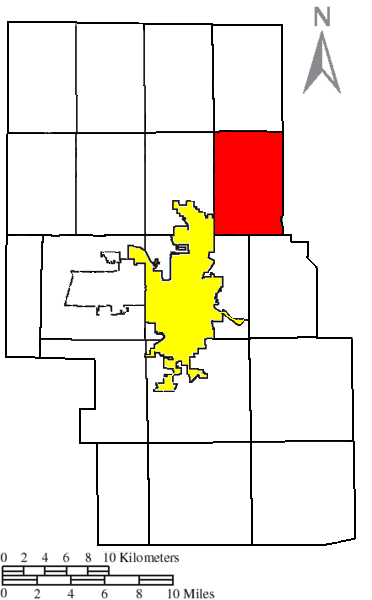 Locator map of Weller