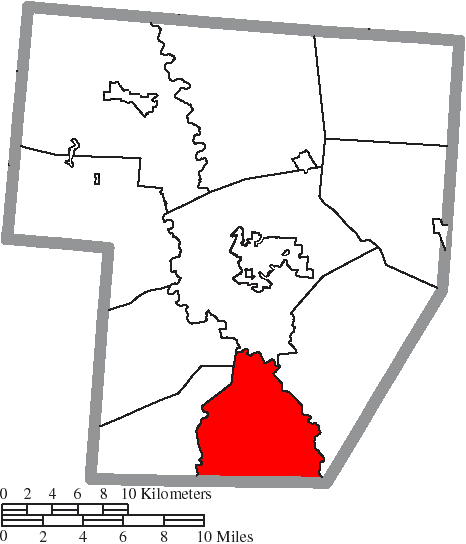 Locator map of Perry