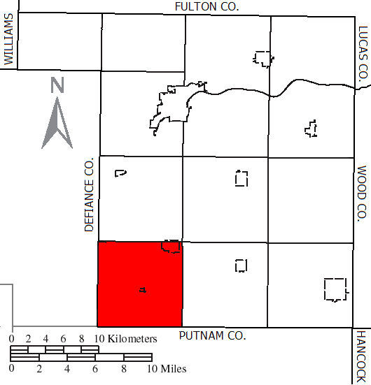Locator map of Pleasant