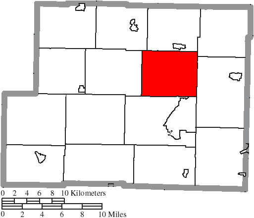 Locator map of Archer