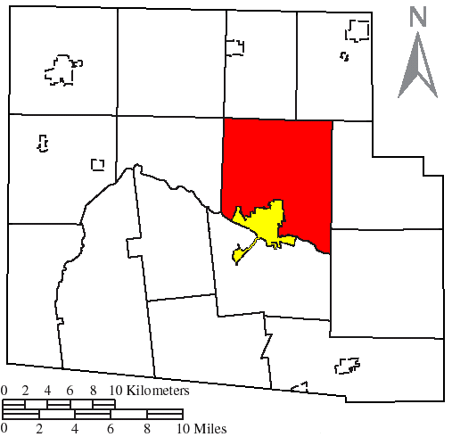 Locator map of Pleasant