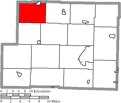 Locator map of Monroe