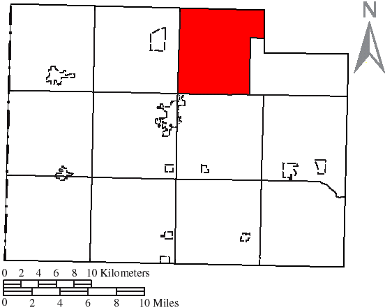 Locator map of Emerald