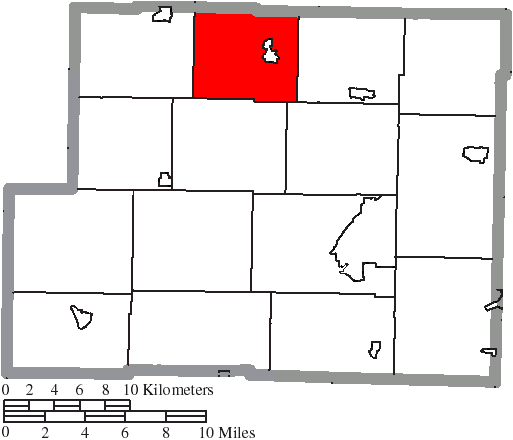Locator map of North