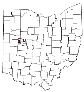 Locator map of Bloomfield