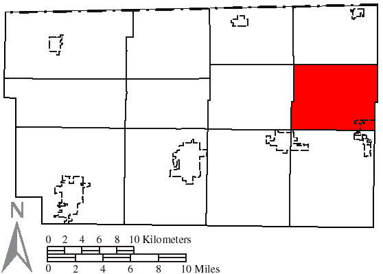 Locator map of Fulton