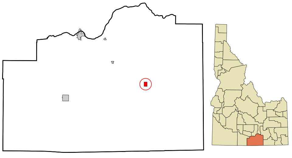 Locator map of Malta