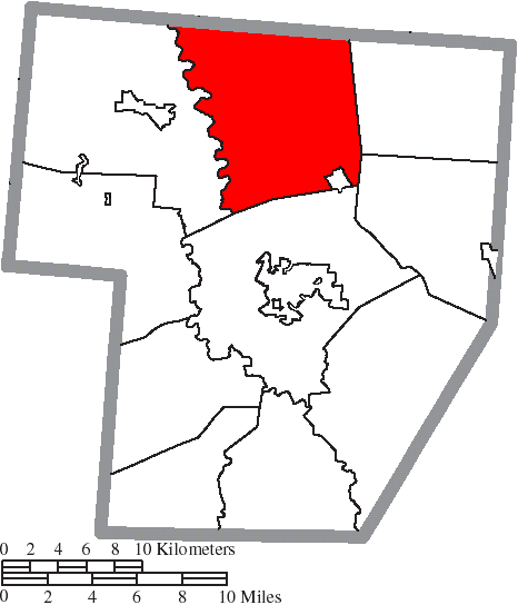 Locator map of Paint