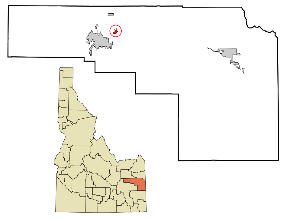 Locator map of Iona
