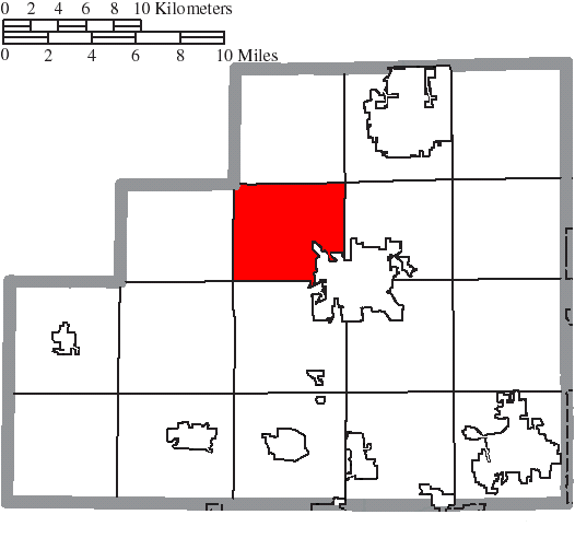 Locator map of York