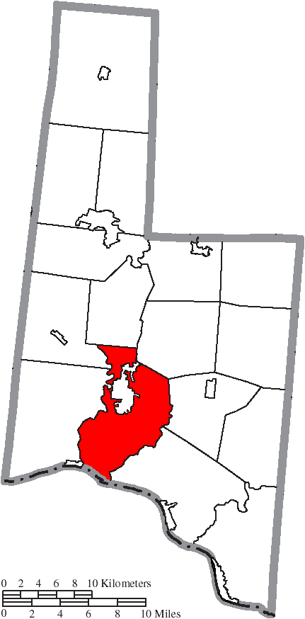 Locator map of Pleasant