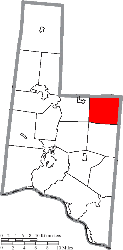 Locator map of Eagle