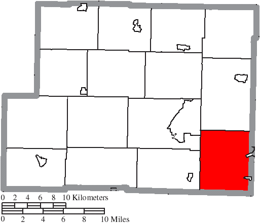 Locator map of Short Creek