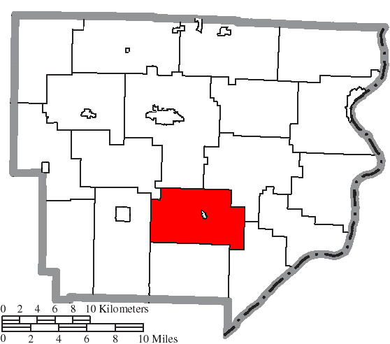 Locator map of Perry