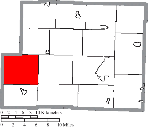 Locator map of Washington
