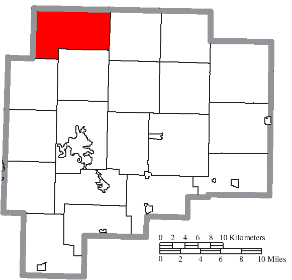 Locator map of Wheeling