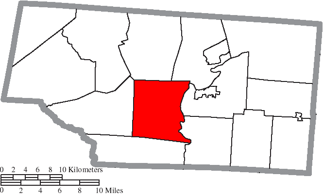Locator map of Newton