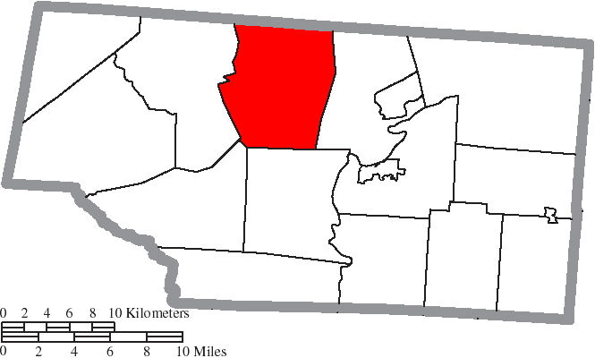 Locator map of Pebble