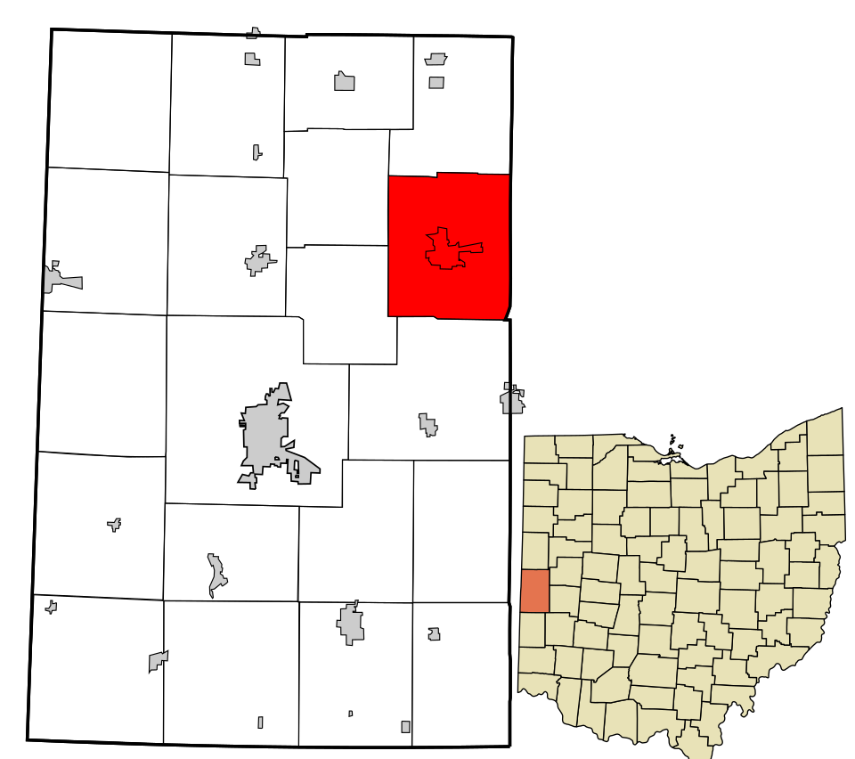Locator map of Wayne