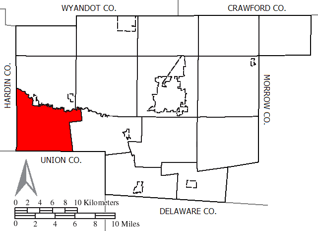 Locator map of Bowling Green