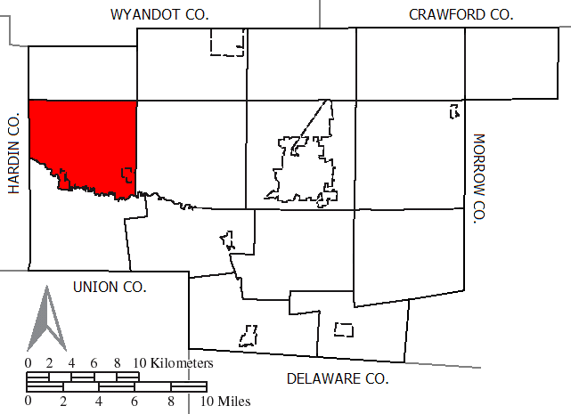 Locator map of Montgomery
