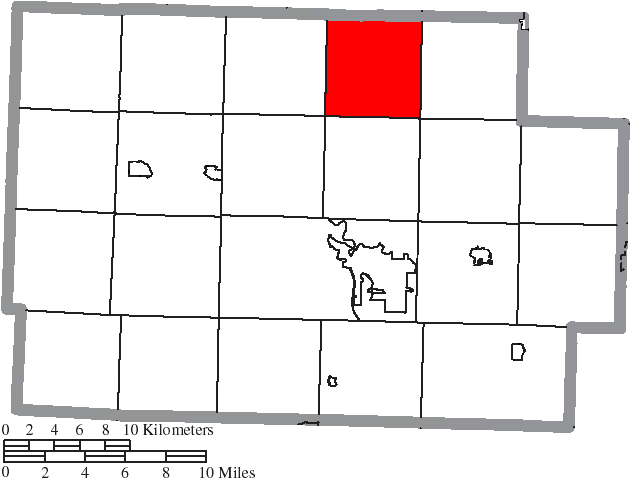 Locator map of Mill Creek