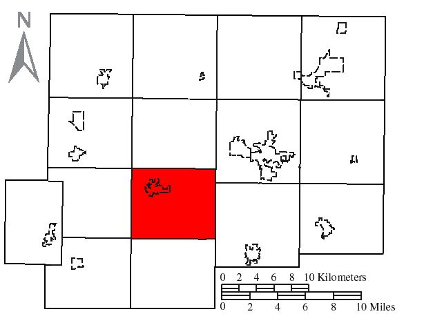 Locator map of Union