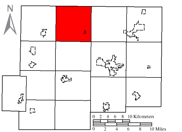 Locator map of Palmer