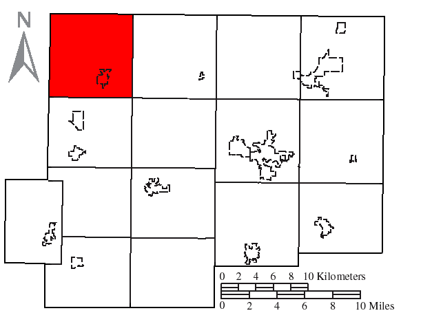 Locator map of Monroe