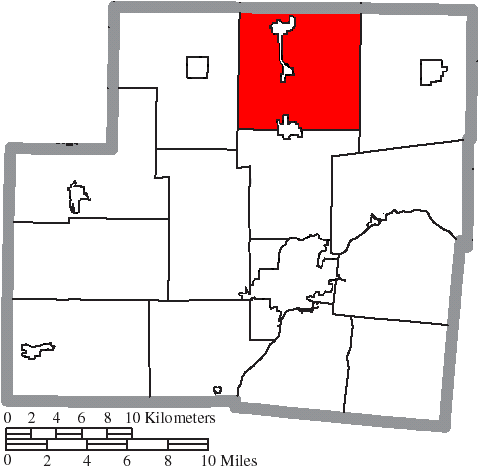 Map of Dinsmore
