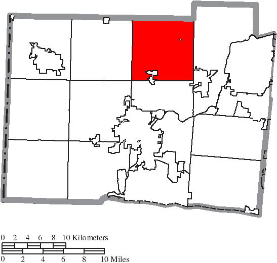 Locator map of Wayne