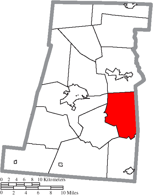 Locator map of Fairfield