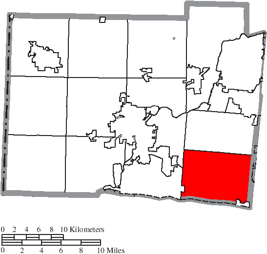 Locator map of West Chester