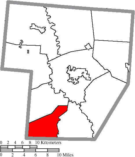 Locator map of Green