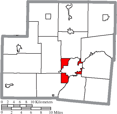 Locator map of Clinton
