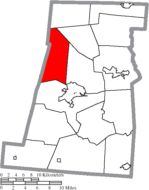 Locator map of Somerford
