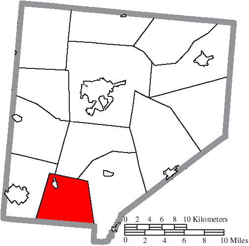 Locator map of Jefferson
