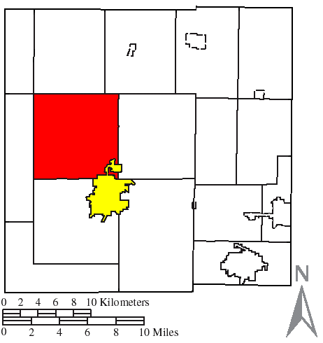 Locator map of Holmes