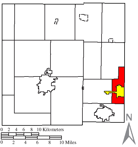Locator map of Jackson