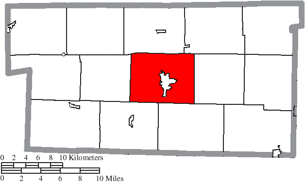 Locator map of Hardy