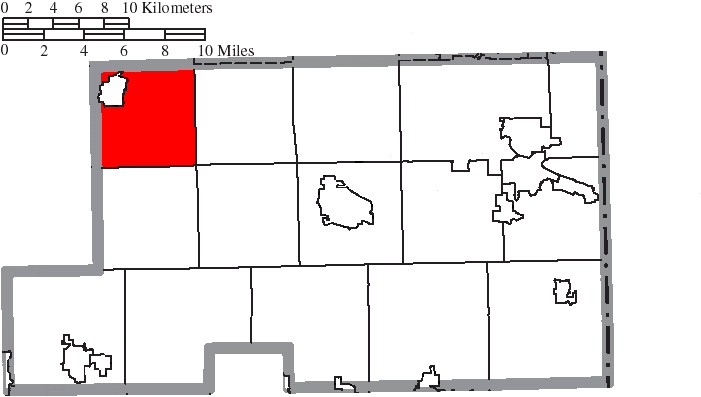 Locator map of Milton
