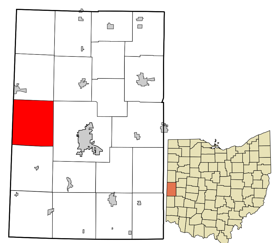 Locator map of Washington