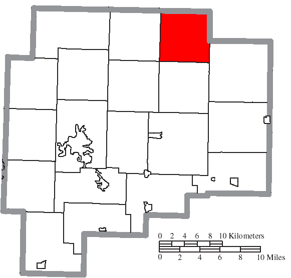Locator map of Washington