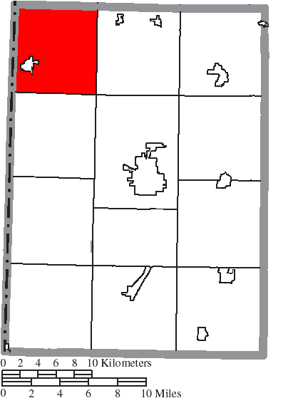 Locator map of Jefferson