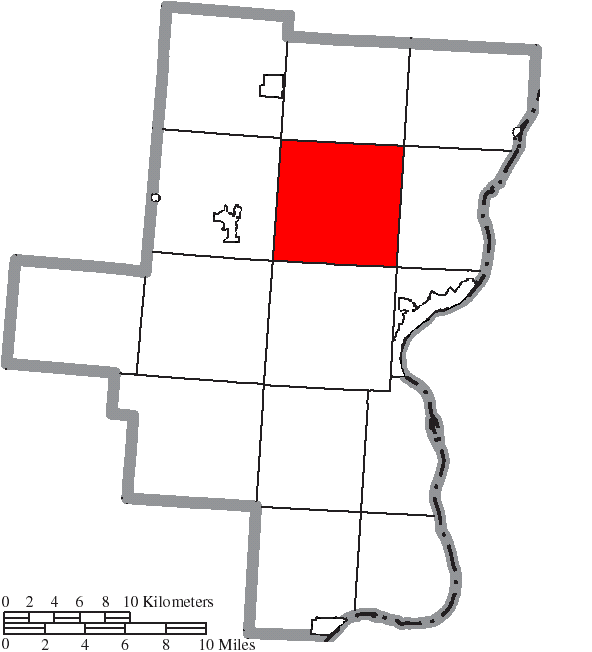 Locator map of Springfield