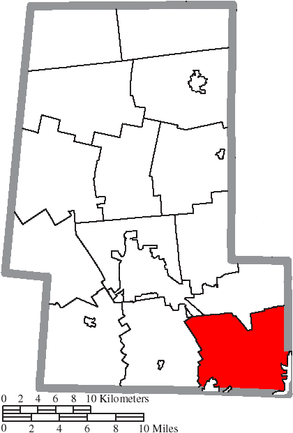 Locator map of Jerome