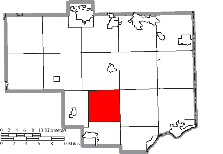 Locator map of Wayne